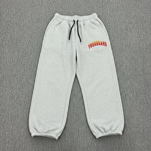 Pantalones Deportivos Casuales Elásticos para Mujer, Pantalones de Yoga con Bolsillos y Encaje, 100% Algodón - Product Image 2