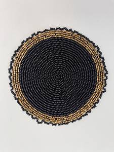 Handmade Beaded Embroidery Coasters for <b>Tea</b>, Coffee and Juice Cups, Elegant Table <b>Decor</b> for Home, <b>Parties</b> and Gifting - Product Image 1
