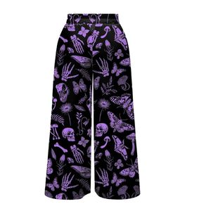 Pantalones de chándal anchos de cintura alta para mujer, de forro polar, holgados, con cordón elástico en la cintura y bajo abierto, estilo casual urbano - Product Image 1