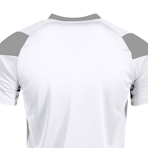 ชุดกีฬาแขนสั้นผ้าเจอร์ซีย์เสื้อฟุตบอลตาข่ายคอกลมสีพื้นใส่เล่นกีฬา - Product Image 5