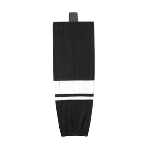 Black White Striped Knee High <b>Leg</b> <b>Warmers</b> Breathable Spandex Polyester Basketball Sports Socks Adult Regular Style Summer - Product Image 3