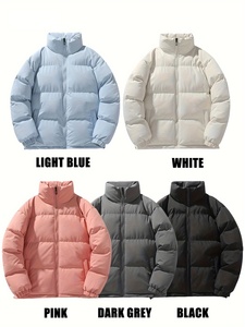 Veste d'hiver matelassée pour homme, chaude, à capuche, légère, décontractée, pour l'extérieur - Product Image 5