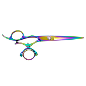 Ciseaux de coiffeur en cobalt à double articulation en acier inoxydable pour la coupe des cheveux, pour salon de coiffure et usage domestique, ciseaux manuels - Product Image 3