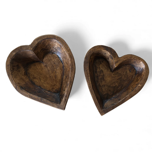 Manufacture <b>Heart</b> <b>Shape</b> Wooden Eco-Friendly Polished Classic Design Dough Bowl Decorative Item - Product Image 6