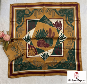 Luxury Satin <b>Scarf</b> Fabric Custom Printed Design OEM ODM Manufacturer With Private Label For Fashion Branding Promotion - Product Image 3