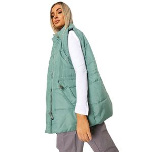 Nuevo Chaleco Acolchado de Poliéster Transpirable con Relleno Grueso y Logotipo Personalizado de Alta Calidad, Superventas - Product Image 3