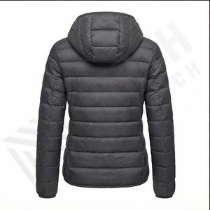 Nouveau femmes dames matelassé rembourré à capuche chaud bouffant réversible veste dames longue Parka matelassé manteau à capuche hommes mode - Product Image 3