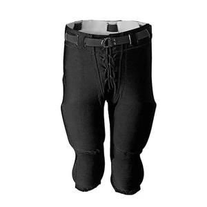 Custom American Football Jersey Pants Set Red V-Neck Sleeveless Moisture Wicking <b>Mesh</b> Uniform Adult Men - Product Image 3