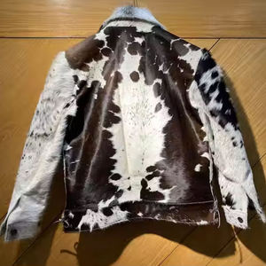 Chaquetas Exclusivas de Cuero Genuino para Mujer, Piel de Vacuno Auténtica, Transpirables, con Detalles de Lona, Impermeables, Reversibles, Premium - Product Image 1