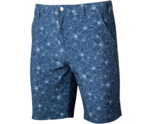 Shorts Bermuda pour Homme, Imprimé Ancre Bleue, Taille Moyenne, Style Décontracté, avec Poches, Fermeture à Boutons, Tissu en Coton Tissé - Product Image 3