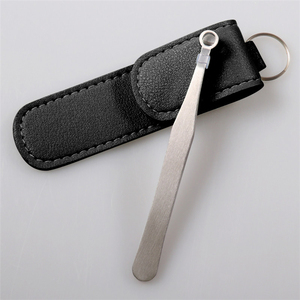Easy Cut Stainless Steel <b>Long</b> Needle Round Head <b>Nose</b> Hair Tweezers for Men - Product Image 6