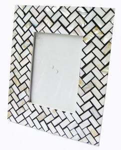 Mother of Pearl Inlay <b>6x4</b> Picture <b>Frame</b> MOP Inlay Photo <b>Frame</b> Enhance Your Home's Decor with This Unique House Product - Product Image 2