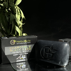 Charcoal and Black Seed Cleansing <b>Soap</b> for Face Body Purification and Refreshing Beauty Routine Daily Charcoal and Black Seed - Product Image 3