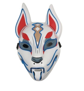 Charme de nuit <span class=keywords><strong>Firefox</strong></span> masque lumineux, masque LED effrayant Cosplay masque de fête éclairage décoratif - Product Image 1