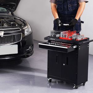 Set di 8 Organizzatori per Chiavi a Bussola con Asta Lunga 1/4 3/8 1/2 Metrico SAE con Etichette Trasparenti - Contiene 176 Pezzi - Per Uso Domestico e in Garage - Product Image 6