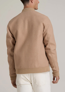 Chaqueta de Béisbol Varsity de Primera Calidad, Estilo Bomber de Invierno, 100% Lana, Logotipo Personalizado, Impermeable, para Hombre - Product Image 3
