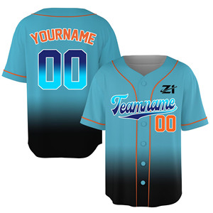 Maillots de baseball personnalisés de haute qualité à manches courtes, respirants et à séchage rapide, vente en gros à un prix raisonnable - Product Image 6