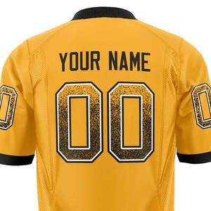 Vente en gros de maillots de football américain personnalisés, t-shirts streetwear, 100% polyester, impression par sublimation, maillot de football en mesh, t-shirt - Product Image 6