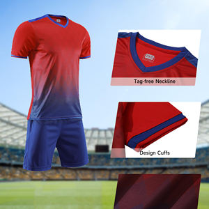 Uniforme de Fútbol de Alta Calidad, Conjunto de Uniforme Deportivo de Secado Rápido, Absorbente de Humedad, Sublimado, con Logotipo Personalizado - Product Image 4