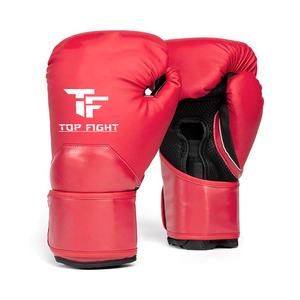 Gants de boxe en PU au design excellent, gants de Muay Thai, gants de kick-boxing, gants d'entraînement MMA, cuir de vachette, logo personnalisé - Product Image 2