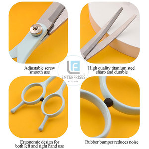 Ciseaux de toilettage pour animaux de compagnie en acier inoxydable de haute qualité, fabriqués au Pakistan, en stock, design simple, durables, écologiques - Product Image 3