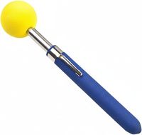 Bâton de dressage télescopique pour chien, outil d'agilité rétractable 76 cm, aide au dressage de chiot avec clicker