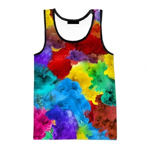 Camiseta sin mangas con estampado gráfico para hombre, camiseta ligera y transpirable sin mangas para gimnasio, chaleco para culturismo y fitness - Product Image 6