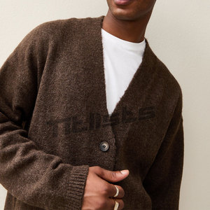 Durable Knit <b>Men</b> <b>Cardigans</b> With Elegant <b>Long</b> Sleeve Design For Daily Comfort And Style <b>Men</b> <b>Cardigans</b> - Product Image 2