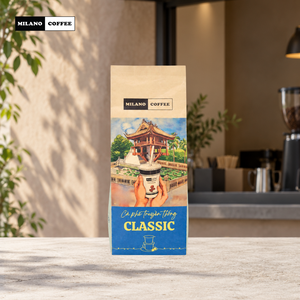 กาแฟโรบัสต้าเวียดนามบด 250 กรัม มิลาโน ดาร์กโรสต์ บรรจุภัณฑ์คราฟท์ พร้อมวาล์วไล่อากาศ รับผลิตแบบ OEM ODM - Product Image 3