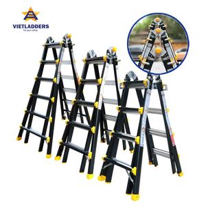 Escaleras Plegables Multiusos de Aluminio VIETLADDERS EN131 NVLB-45 Compactas para Uso en Hoteles, 1 Año de Garantía, Escaleras Combinadas - Product Image 4