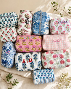 Bolsa de Aseo de Gran Capacidad con Cierre, Diseño Floral Vintage, Bolsa de Almacenamiento de Cosméticos, Bolsa de Aseo para Mujer - Product Image 4