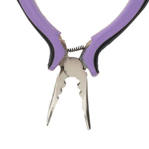 Pince à extensions capillaires de haute qualité pour micro-anneaux, extensions de cheveux avec poignée ergonomique pour usage en salon - Product Image 5