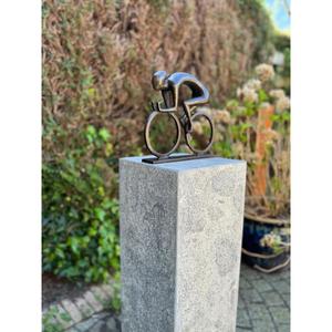 Décoration de jardin moderne pour cycliste, objet décoratif en aluminium fait main, décoration de jardin en métal pour cycliste, fournitures de jardin - Product Image 2
