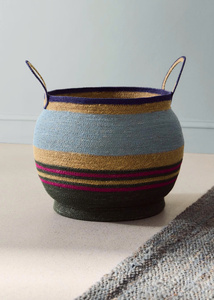 Modern Boho Braided Basket Eco Friendly Decorative Organizer Custom Braided Basket Wholesale Handmade Woven Organizer Wholesale - Product Image 5