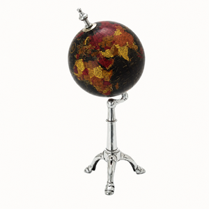 Replicartz - Globo Terráqueo Decorativo Educativo de Metal, Centro de Mesa con Temática Geográfica para Niños, Adultos, Escuela, Hogar y Oficina - Product Image 1