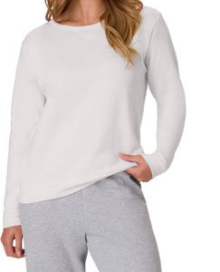 Sudadera de Algodón para Mujer, de Manga Larga, Cuello Redondo, Hombros Caídos, Color Sólido, Cómoda y Casual, de Lujo, Precio al por Mayor, de Bangladesh - Product Image 1