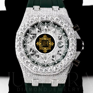 Reloj de Diamantes Moissanite Elegante para Unisex, Reloj de Pulsera de Lujo con Brillantes, Disponible al Mejor Precio, Venta al Por Mayor - Product Image 5