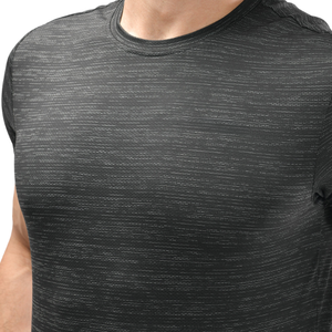 Custom <b>Black</b> Men's <b>Compression</b> <b>Shirt</b> Quick Dry Gym Workout Running Fitness Athletic Short Sleeve Performance Tee - Product Image 6