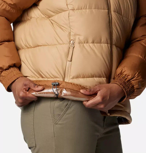 Nouvelle veste d'hiver matelassée respirante à capuche entièrement zippée en tricot isolant pour femme, modèle OEM Brown Canoe - Product Image 3