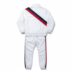 Ensemble survêtement coupe-vent 2 pièces personnalisé pour homme – Qualité supérieure, rayé, imperméable, pour la course, le jogging et le sport – Style streetwear - Product Image 3