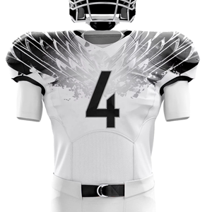 Uniforme de Fútbol Americano Personalizado Ligero y Transpirable de Manga Corta, Talla Grande, Color Liso, 100% Poliéster Malla, Alta Calidad - Product Image 5