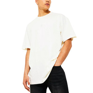 Camiseta Personalizada de Algodón Premium con Hombros Caídos, Talla Grande, Fabricante de Ropa al por Mayor con Etiqueta Privada OEM ODM - Product Image 1