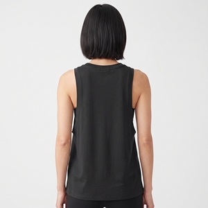 Camiseta Deportiva Corta para Mujer, Transpirable, Sin Mangas, para Gimnasio, Yoga, Fitness, Corte Cuadrado, Abertura Amplia para el Brazo, Ropa Deportiva Activa - Product Image 2
