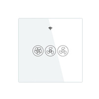 JRUMP-Interrupteur Intelligent de Lumière de Ventilateur Intelligent, Variateur de Vitesse, Voix à Distance, Alexa, Google, No Hub, 120V/240V