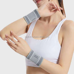 Elastic Heavy <b>Support</b> Wrist <b>Wraps</b> for Weightlifting Gym Fitness Adjustable Training Straps for Power Workout and Exercise - Product Image 2