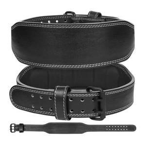 Cinturón de Levantamiento de Pesas de Cuero Vacuno con Logotipo Personalizado de Nuevo Diseño para Gimnasio, Cinturón de Powerlifting de Cuero Vacuno de Grado Competitivo - Product Image 1