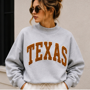 Sudadera de Lujo Personalizada de Texas, de Algodón Pesado de 380GSM, para Uso Casual, Ropa de Viaje, Ropa de Descanso Cómoda, Sudadera de Forro Polar, Estilo Urbano - Product Image 1