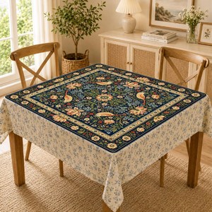 Tapis de Mahjong Strawberry <span class=keywords><strong>Thief</strong></span> William Morris, Accessoires de Mahjong, Tapis Floral, Housse de Protection de Table, EXPÉDIÉ Roulé - Product Image 4