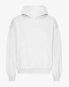 OEM Custom Blank Oversized Hooded Pullover Sweatshirts 300gsm Fleece 100% Cotton Solid Color Unisex Embroidered Plain Dyed - Product Image 1