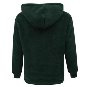 Custom Unisex Fleece Sherpa Hoodie Men Oversized Hooded <b>Blanket</b> High Quality Zipper up <b>Warm</b> Hoodie Pullover HAIDIIII SPORTS - Product Image 2